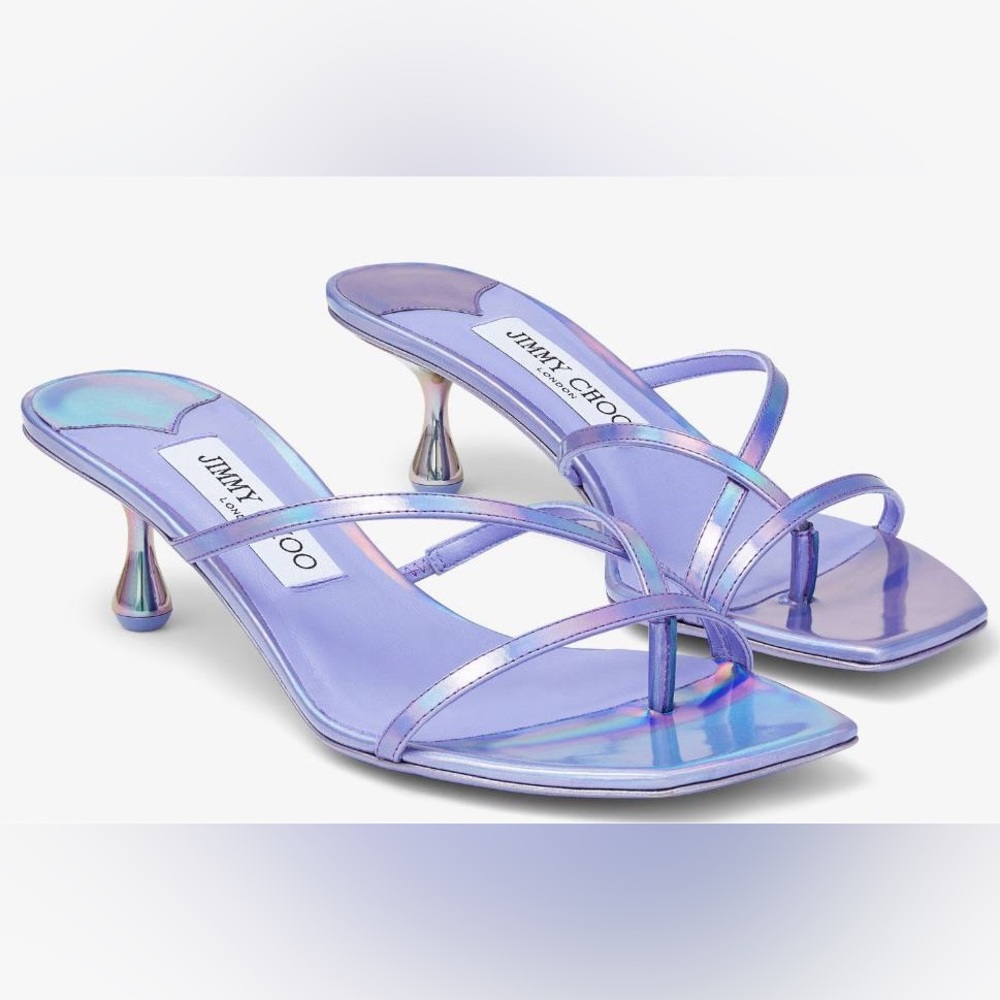 Jimmy Choo Iridescent Lavender Heels - Picture 1 of 2